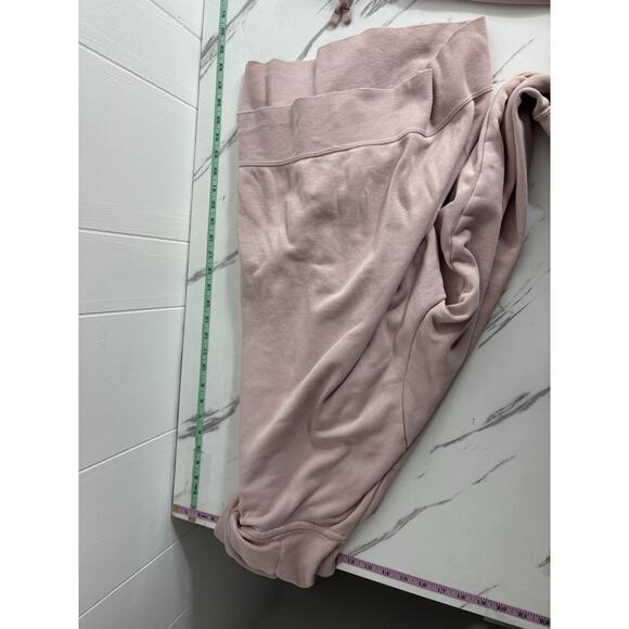 NIKE Women’s Pink Drawstring Active Hoodie And Jogger Set Plus Size 3X - Picture 10 of 14